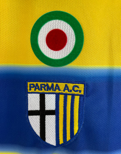 Parma 1999/00 Home Retro Jersey - detail view