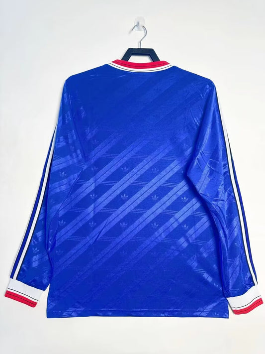 Manchester United 1986/88 Third Long Sleeve Retro Jersey - back view