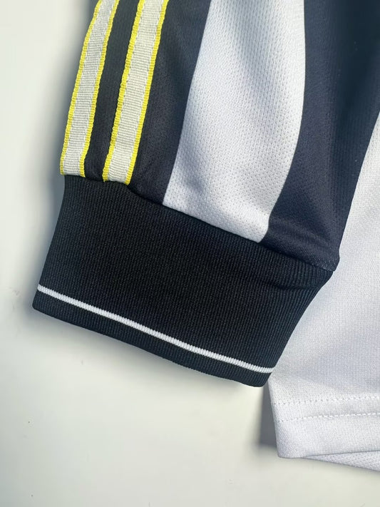 Newcastle United 1997/99 Home Long Sleeve Retro Jersey - back view