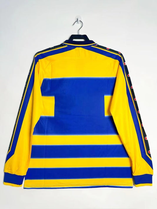 Parma 1999/00 Home Long Sleeve Retro Jersey - back view