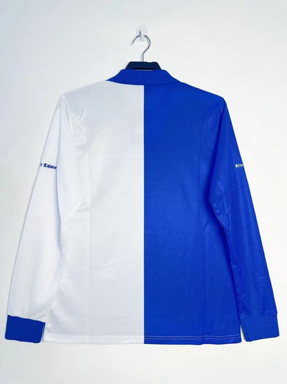 Blackburn Rovers 1994/95 Home Long Sleeve Retro Jersey - back view