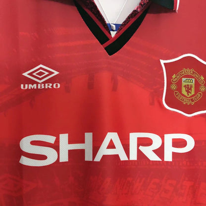 Manchester United 1994/96 Home Retro Jersey - front view