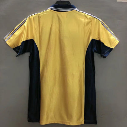 Marseille 1998/99 Away Gold Retro Jersey - back view