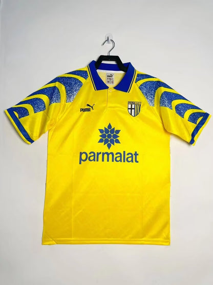 Parma 1995/97 Yellow Retro Jersey - front view