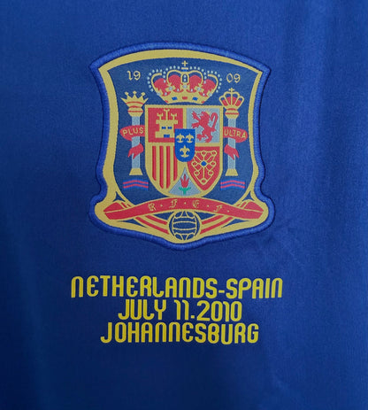 Spain 2010 Away Retro Jersey - detail view