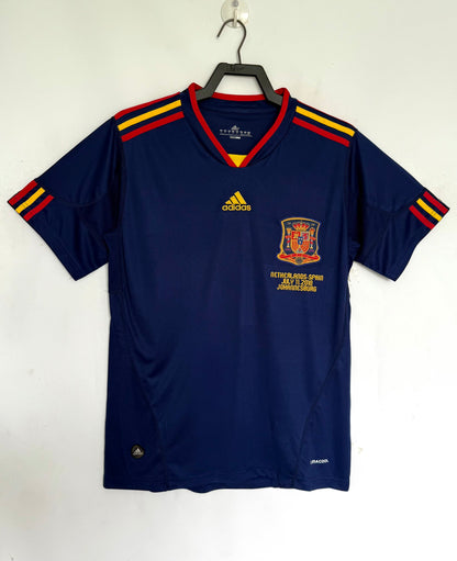 Spain 2010 Away Retro Jersey - front view