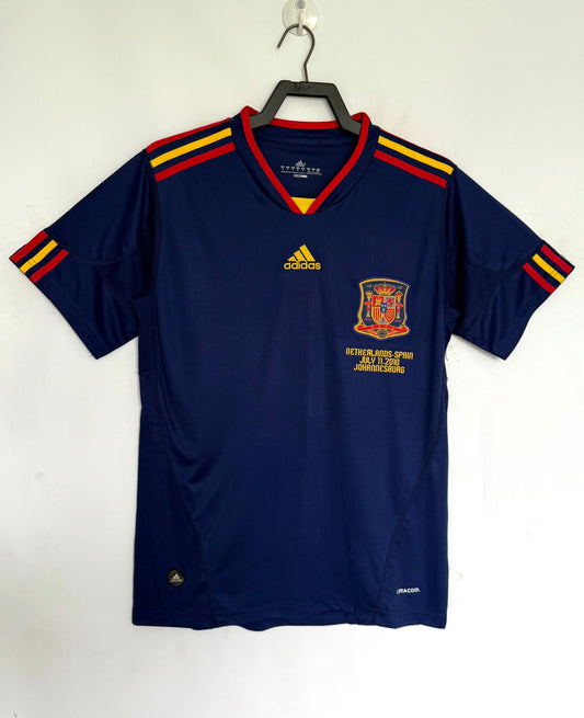 Spain 2010 Away Retro Jersey - front view