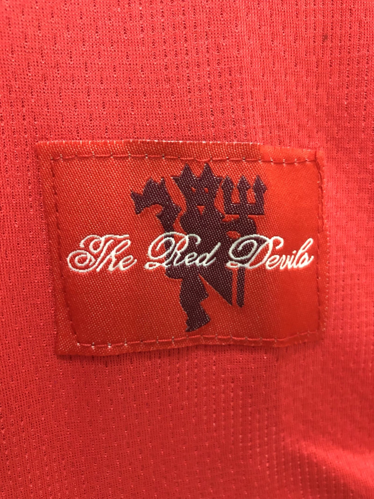 Manchester United 2007/08 Home Retro Jersey - detail view