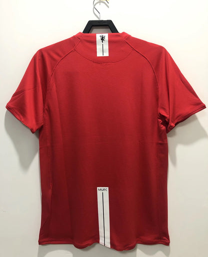 Manchester United 2007/08 Home League Edition Retro Jersey - back view