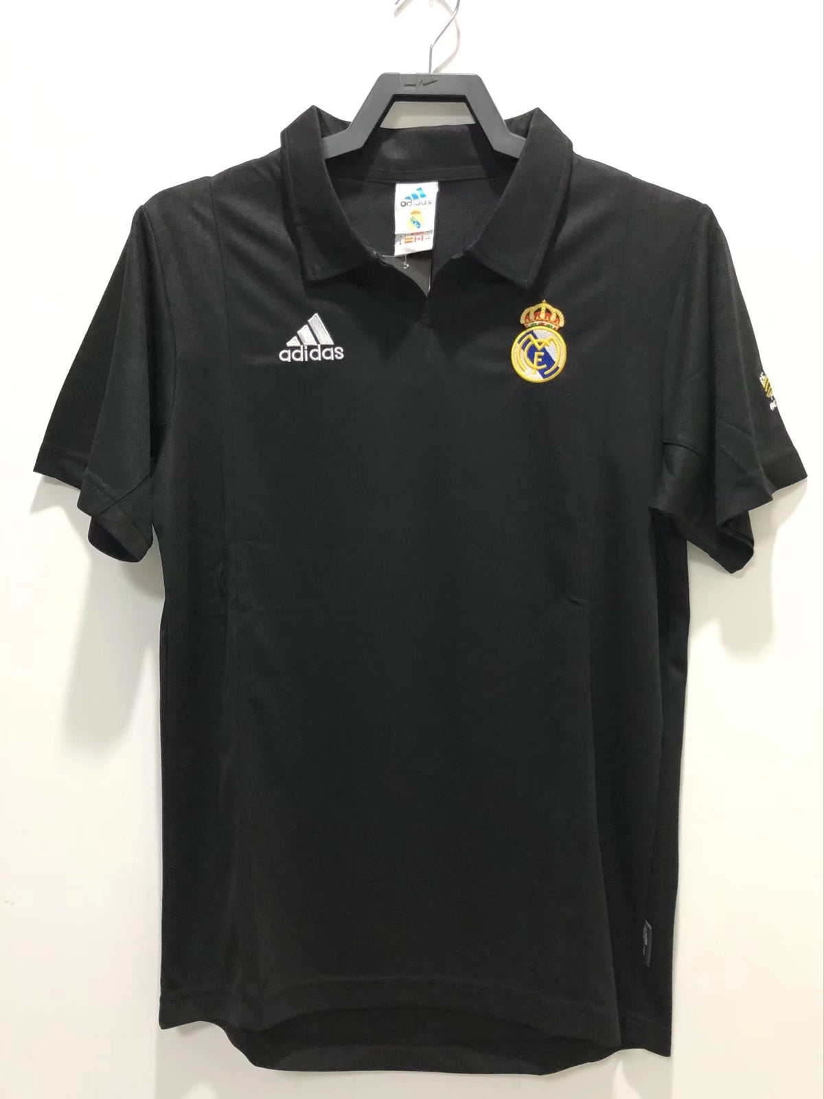 Real Madrid 2002/03 Away Champions League Edition Retro Jersey - front view