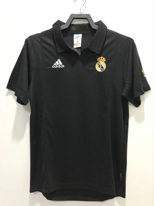 Real Madrid 2002/03 Away Champions League Edition Retro Jersey - front view