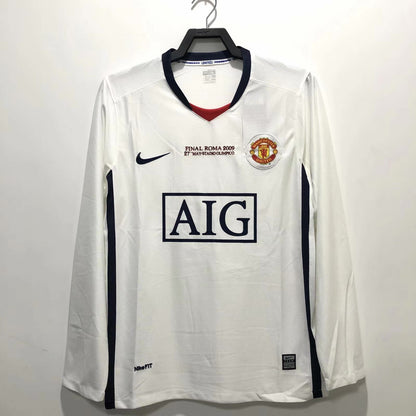 Manchester United 2008/09 Away Champions League Edition Retro Jersey (97625069) - front view