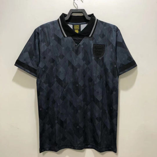 England 1990 Away No Badge Retro Jersey - front view
