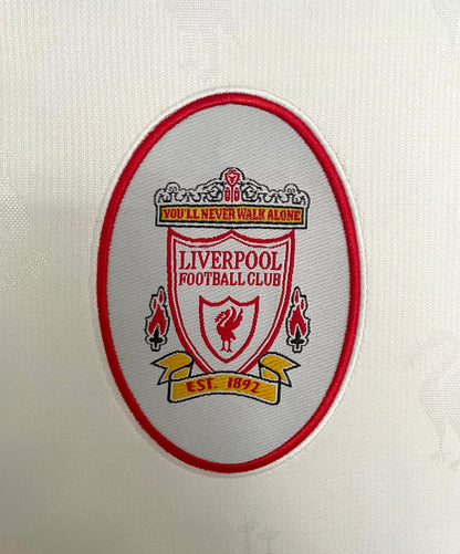 Liverpool 1996/97 White Retro Jersey - detail view