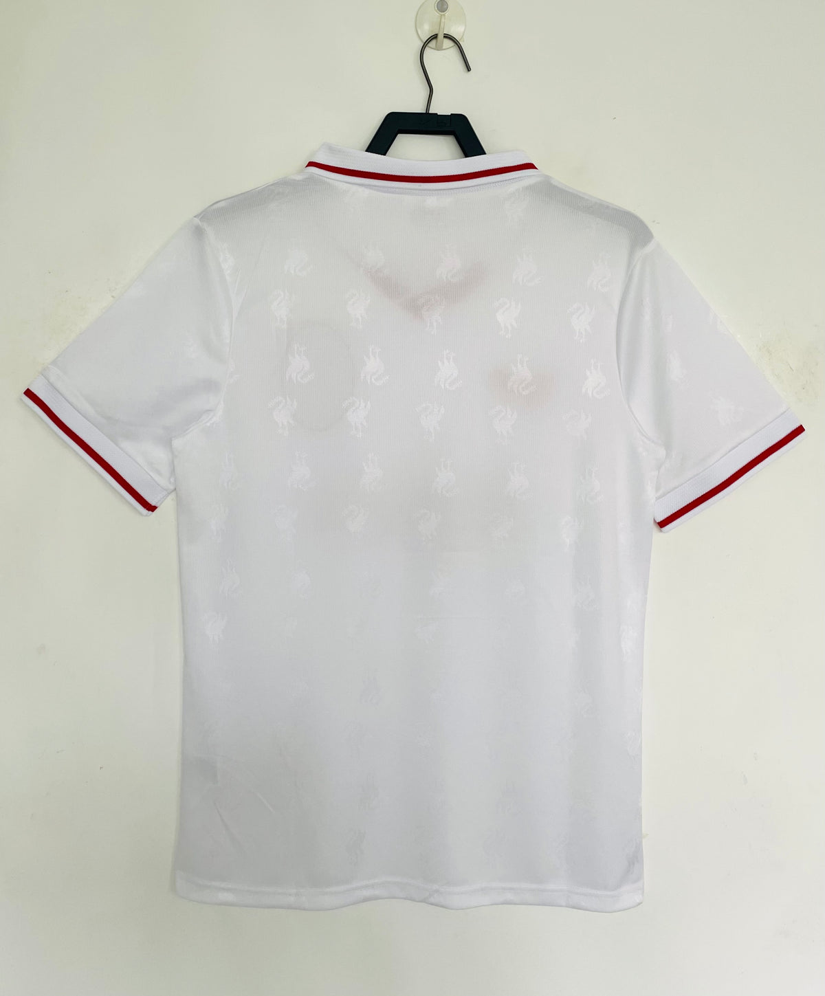 Liverpool 1996/97 White Retro Jersey - back view