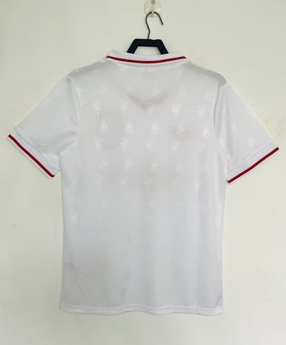 Liverpool 1996/97 White Retro Jersey - back view